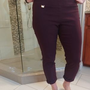 Wine colored slacks